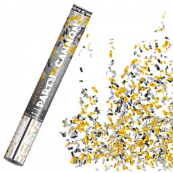 CANNONE SPARACORIANDOLI FOIL ARGENTO/ORO/NERO 40cm