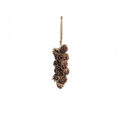 GHIRLANDA PIGNE NATURALI 40cm