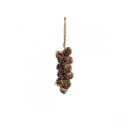 GHIRLANDA PIGNE NATURALI 40cm