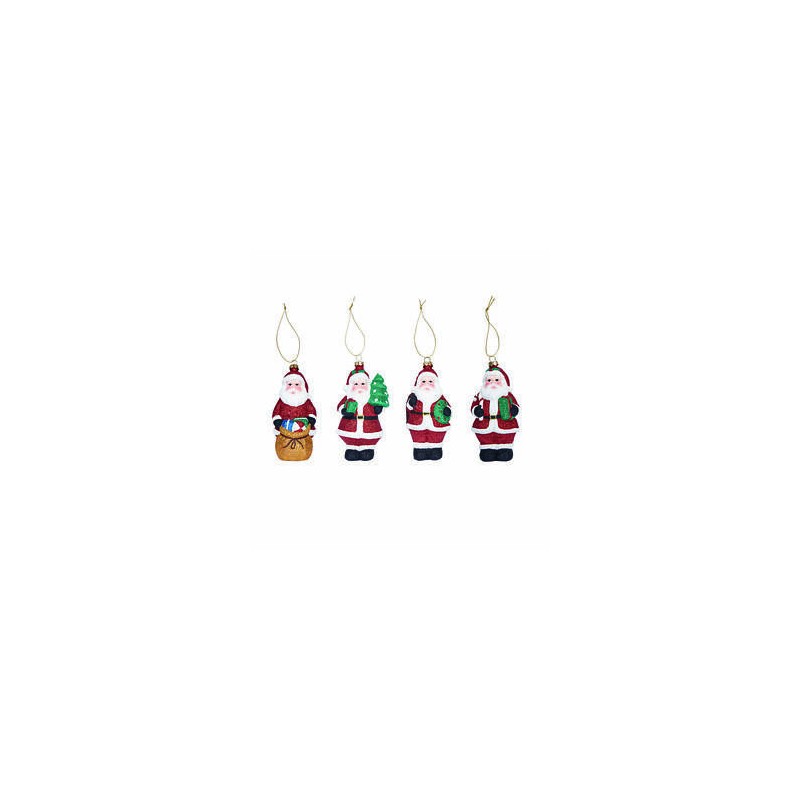 APPENDINO BABBO GLITTER  4ass.12cm 1pz