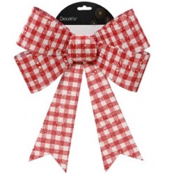 FIOCCO GIGANTE PRONTO SCOZZESE CON NEVE 32x36cm