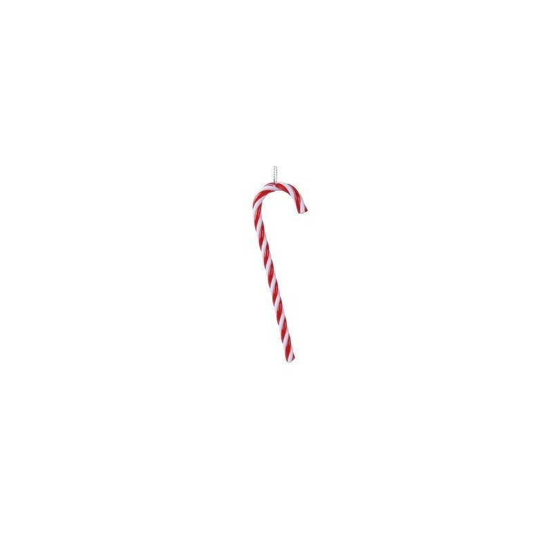 CANDY CANE PLASTIC H12cm
