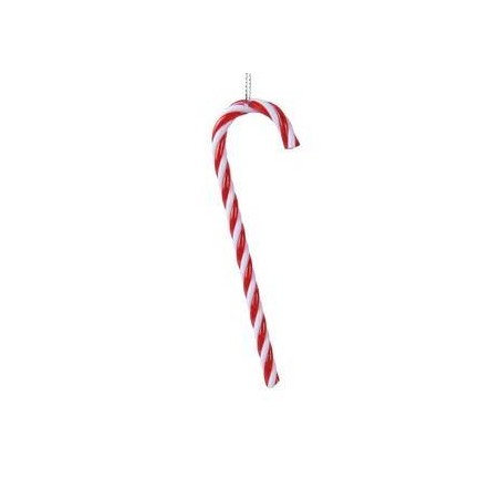 CANDY CANE PLASTIC H12cm