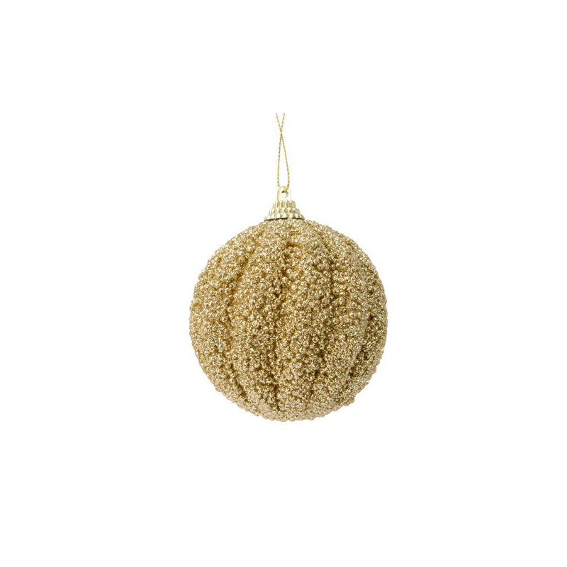 PALLINA ONDA PERLE LIGHT GOLD Ø8cm