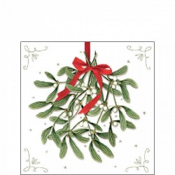 TOVAGLIOLI 25x25cm VISCHIO BIANCO 20pz