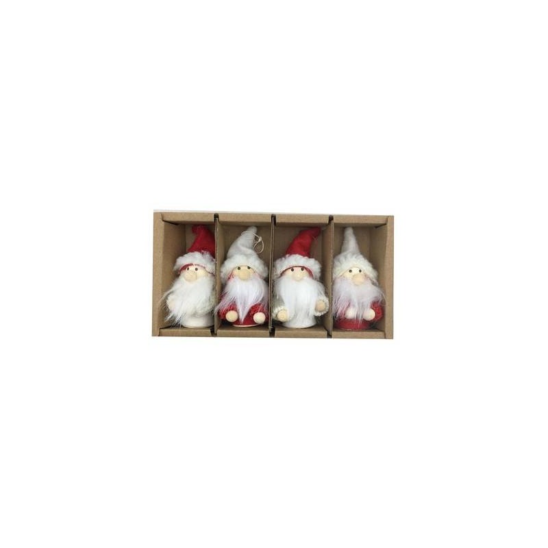 BABBI NATALE CON APPENDINO BOX 9cm 4pz