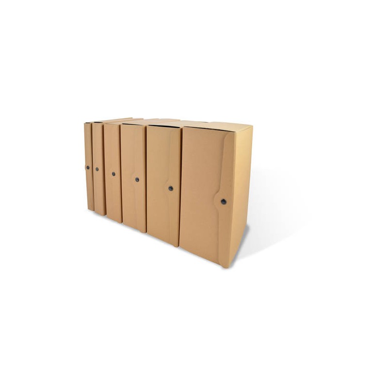 PORTAPROGETTI IN CARTONE ECO 3 BOTTONI DORSO 8 FSC