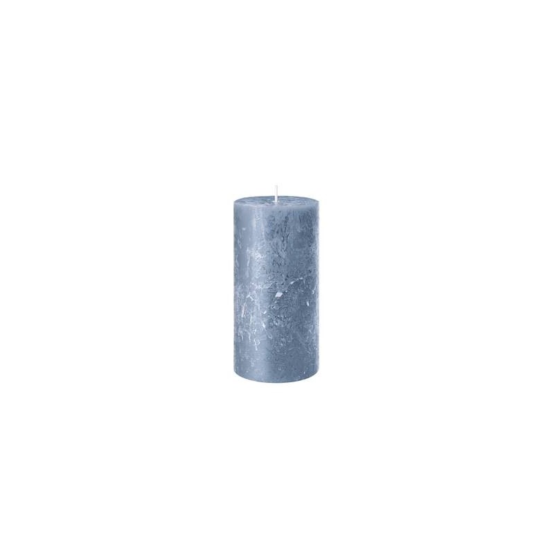 CANDELA MOCCOLO RUSTIC SAFE 11x7cm ZAFFIRO