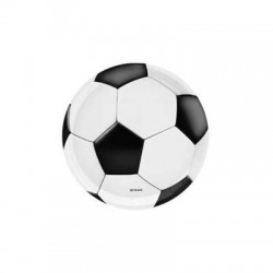 PIATTI IN CARTA ø23cm CALCIO 6pz