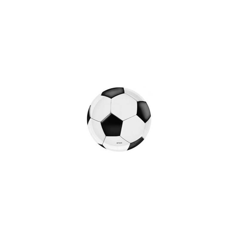 PIATTI IN CARTA ø23cm CALCIO 6pz