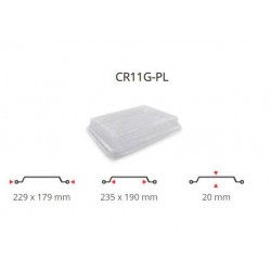 COPERCHI PET TEGLIA ALLUMINIO R11G-PL 100pz