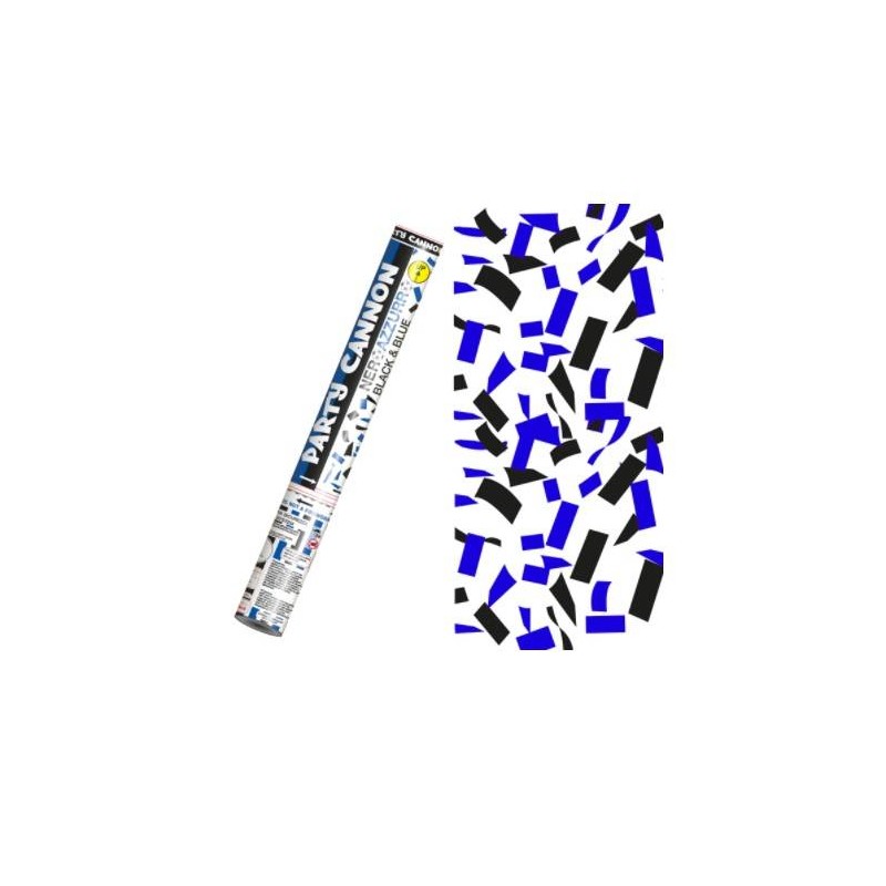 CANNONE SPARACORIANDOLI BLU NERO 40cm GIVI