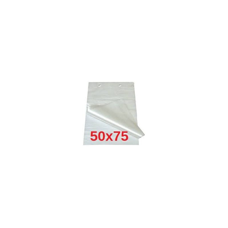 FOGLI HDPE CARTENE A STRAPPO 75x50cm 450 GRAMMI