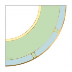 TOVAGLIOLI 33x33 VANITY SAGE 16pz