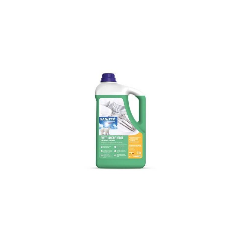 DETERSIVO PIATTI 12% WASHUP LIMONE VERDE 5lt SANITEC