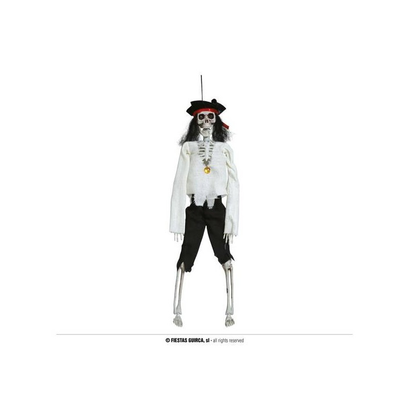 SCHELETRO PIRATA DA APPENDERE 45cm