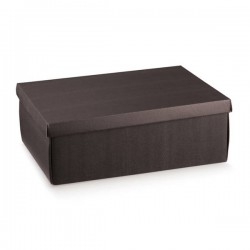 SCATOLA F/COP EASY 38x26x13cm SKIN COFFE