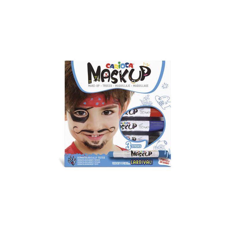 MASK-UP CARIOCA CARNIVAL SET 3pz