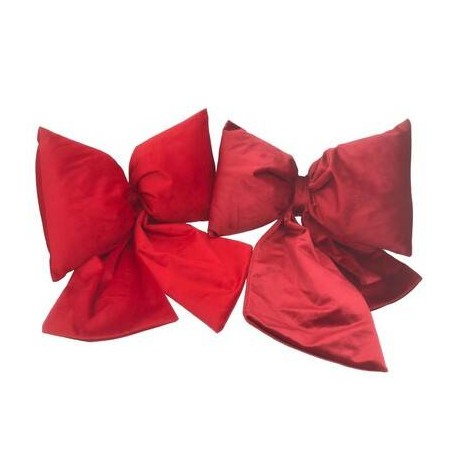 FIOCCO IN TESSUTO CON EFFETTO VELLUTO 36x41cm 1pz