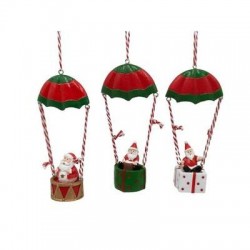PENDENTE MONGOLFIERA IN RESINA 6x3x13cm XMAS ASS.TI 1pz