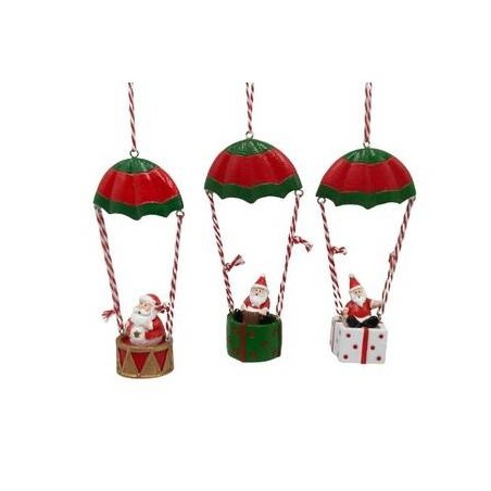 PENDENTE MONGOLFIERA IN RESINA 6x3x13cm XMAS ASS.TI 1pz