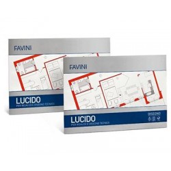 CARTA LUCIDO A4 FAVINI 75gr/mq 21x29,7cm 10 FOGLI