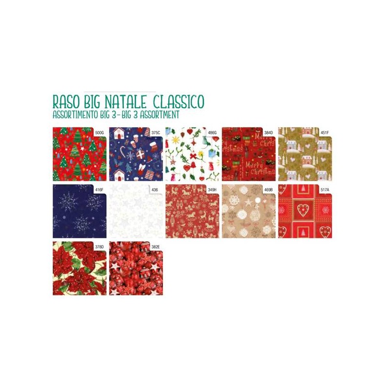 CARTA REGALO NATALIZIA ROTOLO NATURA 1x3mt REX ASS.TA