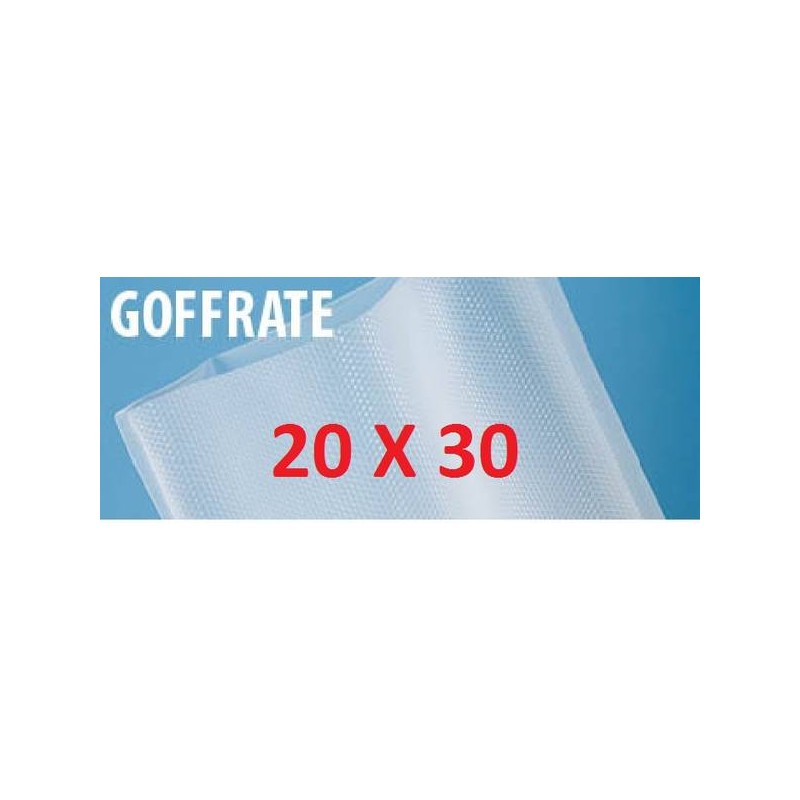 BUSTE SOTTOVUOTO GOFFRATE V9 MIS.20x30cm 10pz
