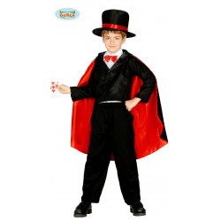 COSTUME MAGO ILLUSIONISTA BAMBINO 5/6 anni