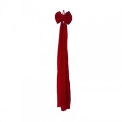 FIOCCO IN TESSUTO 30x10x150cm ROSSO
