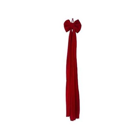 FIOCCO IN TESSUTO 30x10x150cm ROSSO