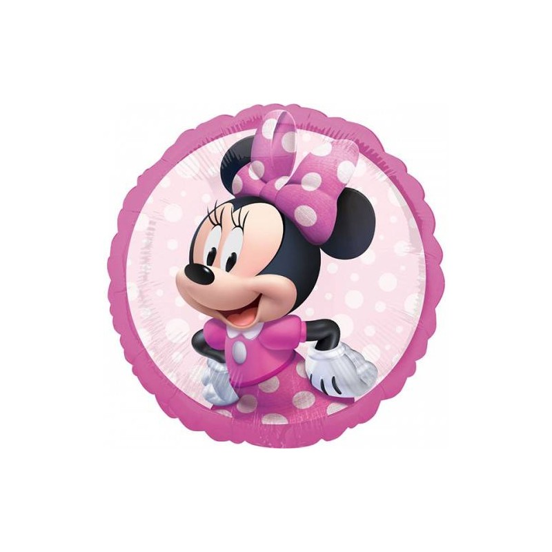 PALLONE MYLAR TONDO MINNIE 43cm