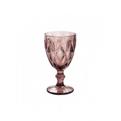 CALICE IN VETRO 240ml ROSA MARSALA