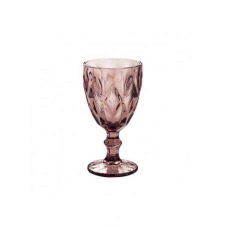 CALICE IN VETRO 240ml ROSA MARSALA