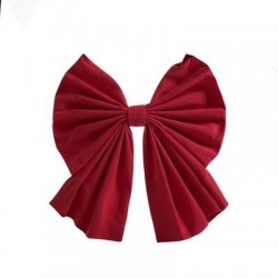 FIOCCO IN VELLUTO C/APPENDINO 58x66cm BORDEAUX