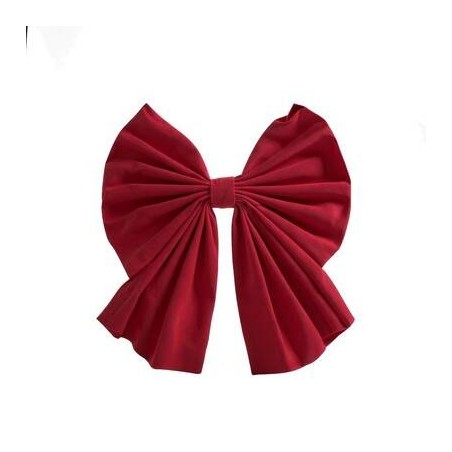 FIOCCO IN VELLUTO C/APPENDINO 58x66cm BORDEAUX