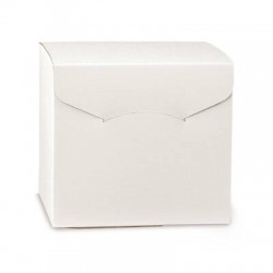 SCATOLA SEGRETO 20x20x18cm FIBRA BIANCO