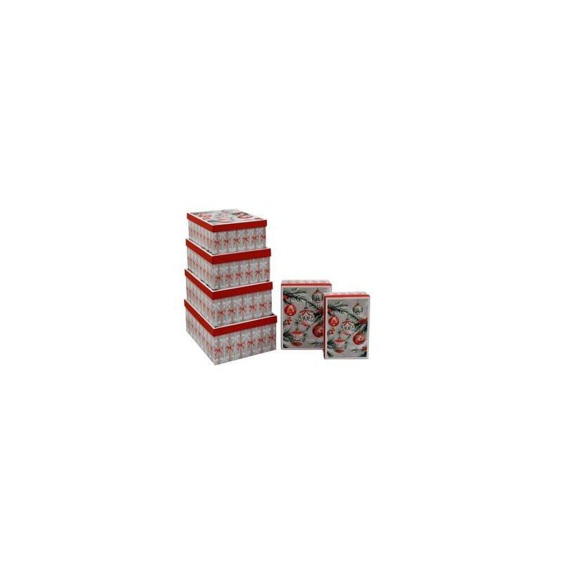SCATOLA REGALO RETTANGOLARE 33,5x25,5x14,5cm BAUBLES & BOWS