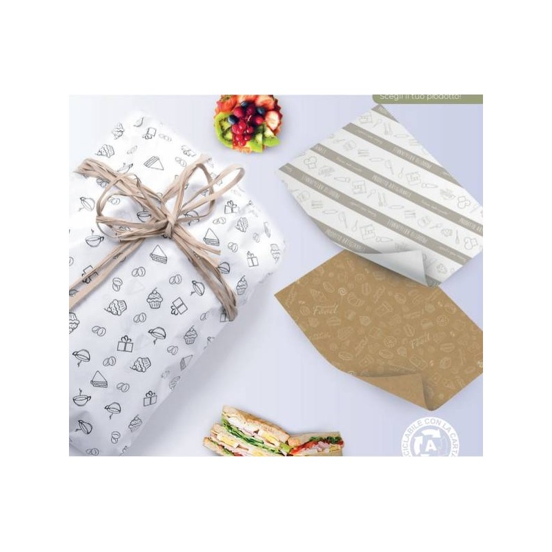 CARTA PASTICERIA ECOLIFE GOOD FOOD AVANA+PE 75x100cm 10kg