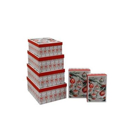 SCATOLA REGALO RETTANGOLARE 35,3x27,3x15,7cm BAUBLES & BOWS