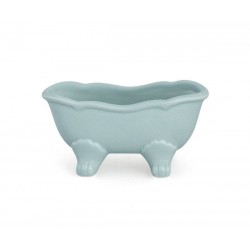 VASCA DA BAGNO CELESTE IN CERAMICA 11,5x6,5x6,5cm