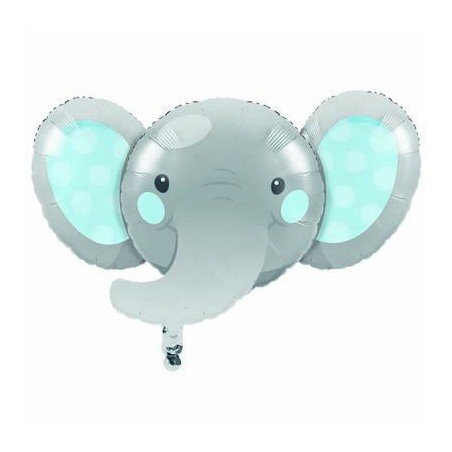 PALLONE MYLAR S/SHAPE ELEFANTINO BOY 53x89cm