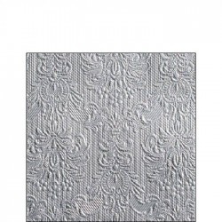 TOVAGLIOLI 25x25cm ELEGANCE SILVER 15pz