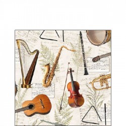 TOVAGLIOLI 25x25 MUSICA 20pz