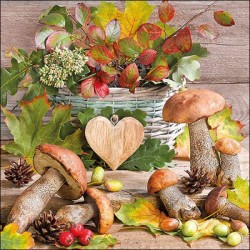 TOVAGLIOLI 33x33 WOODEN HEART 20pz
