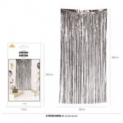 TENDA ARGENTO METAL 100x200cm