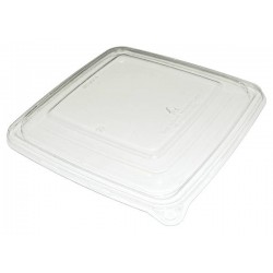 COPERCHIO R-PET INSALATIERA POLPA QUADRATA 750/1000ml 17x17x6 BIO COMPOSTABILE 50pz