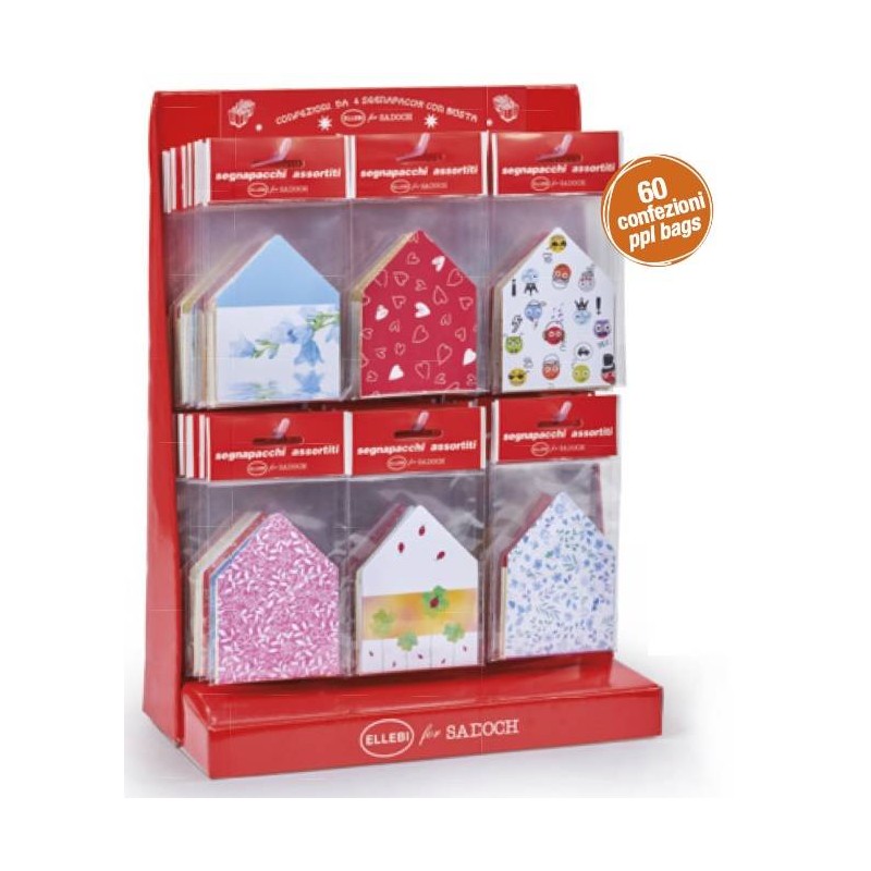 SEGNAPACCO MINI BUSTA ASSORTITO 4pz