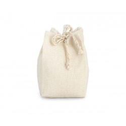 SACCOCCIO LAME' ARGENTO 6x6x9cm 12pz