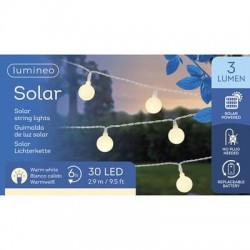 LUCE SOLARE 30 LED 2,9mt